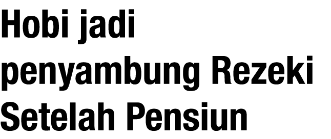 Hobi jadi penyambung Rezeki Setelah Pensiun