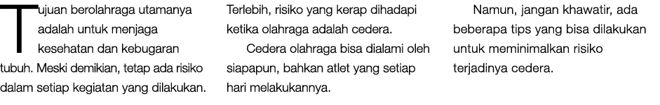 Tujuan berolahraga utamanya adalah untuk menjaga kesehatan dan kebugaran tubuh. Meski demikian, tetap ada risiko dala...