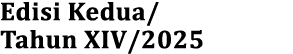 Edisi Kedua/ Tahun XIV/2025