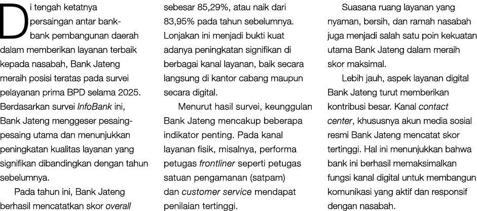 Di tengah ketatnya persaingan antar bank bank pembangunan daerah dalam memberikan layanan terbaik kepada nasabah, Ban...