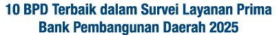 10 BPD Terbaik dalam Survei Layanan Prima Bank Pembangunan Daerah 2025